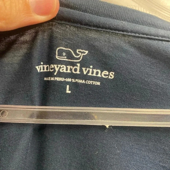 Women’s Vineyard Vines 100% Pima Cotton Long Sleeved Lightweight Top Size Large - Picture 3 of 3